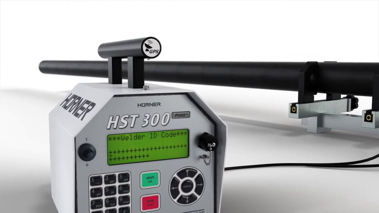 HÜRNER HST300 Print+ GPS 2.0: Сварочный аппарат для электромуфтовой сварки пластиковых фитингов.