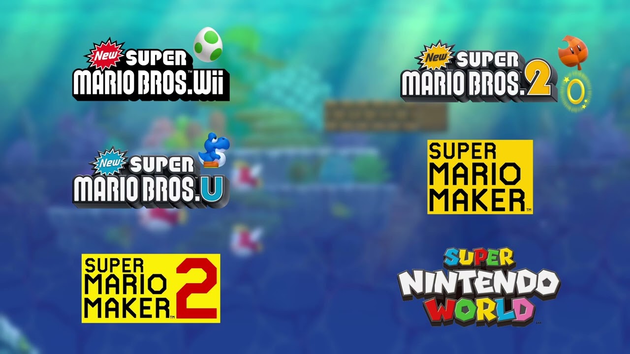 New Super Mario Bros. Wii: Underwater Theme ULTIMATE MASHUP (NSMBW+NSMB2+NSMBU+SMM+SMM2+SNW)