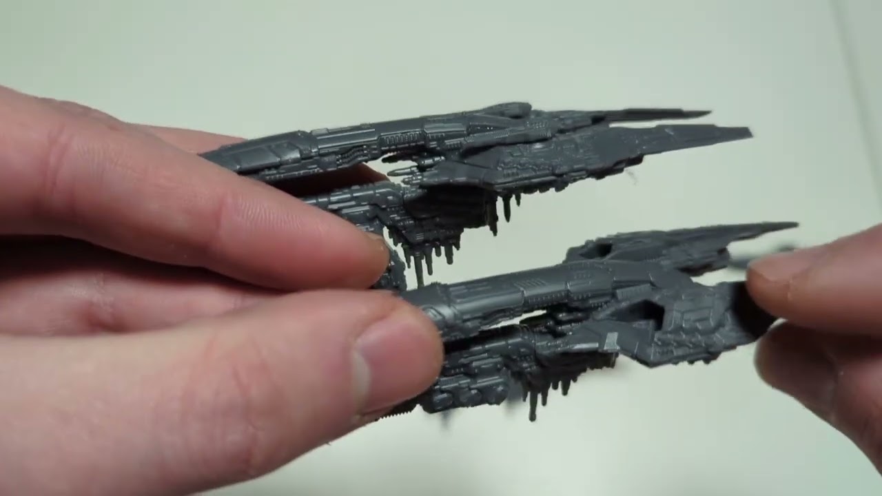 Dropfleet Commander UCM Core Ship unboxing and review