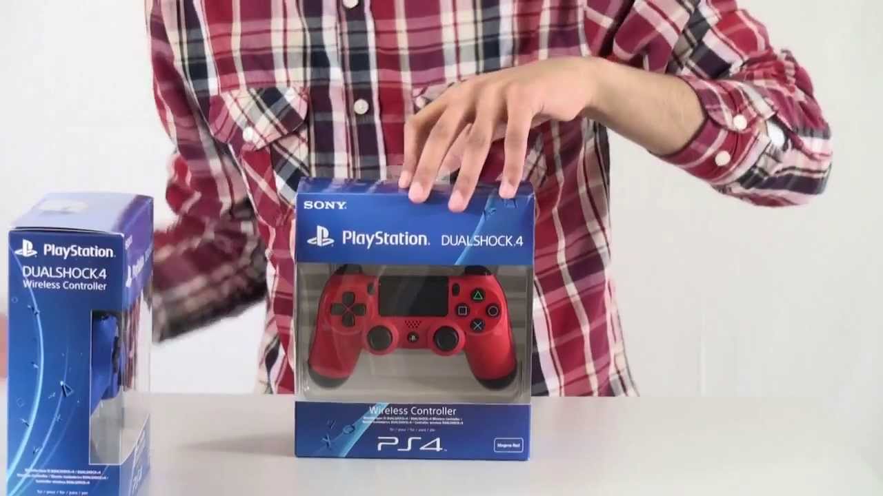 Dualshock 4 Magma Red + Wave Blue Controller UNBOXING - PS4