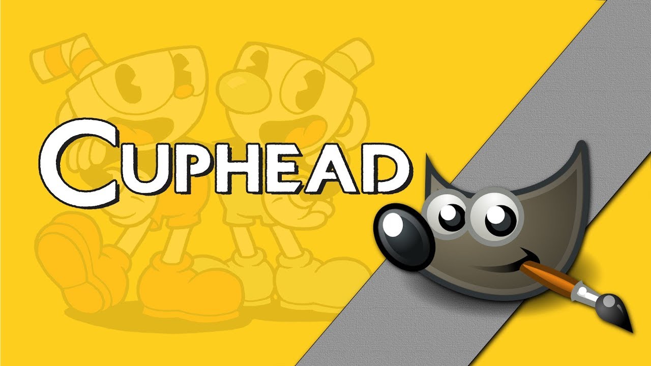 Jak zrobić napis z Cuphead? Gimp poradnik