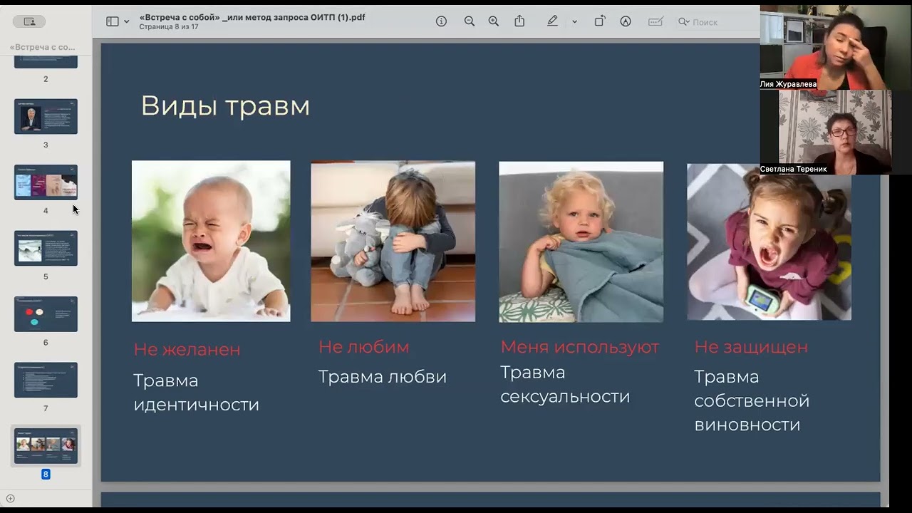 Встреча-знакомство с методом травматерапии профессора Франца Рупперта – ОИТП