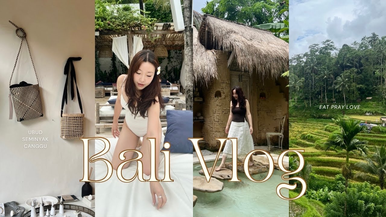 발리여행 | 발리vlog. Eat pray love 🍃 BALI N번째 우붓, 스미냑, 짱구 !  요가하고 비치클럽가고 쇼핑하는 힐링 Bali vlog 💚💚💚
