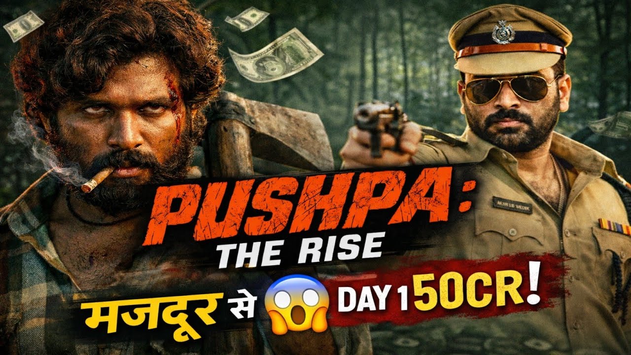 Pushpa 1 Review: एक मजदूर बना माफिया किंग! 😳 असली कहानी और Day 1 Collection”