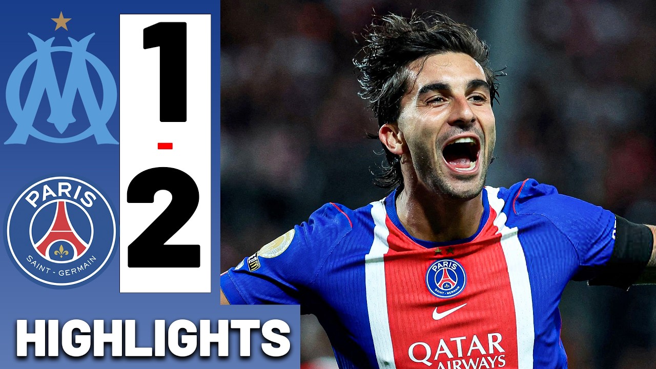 Olympique vs PSG 1-2 &bull; Ferran Torres & Marquinhos Goals - Highlights Ligue 1 26/27