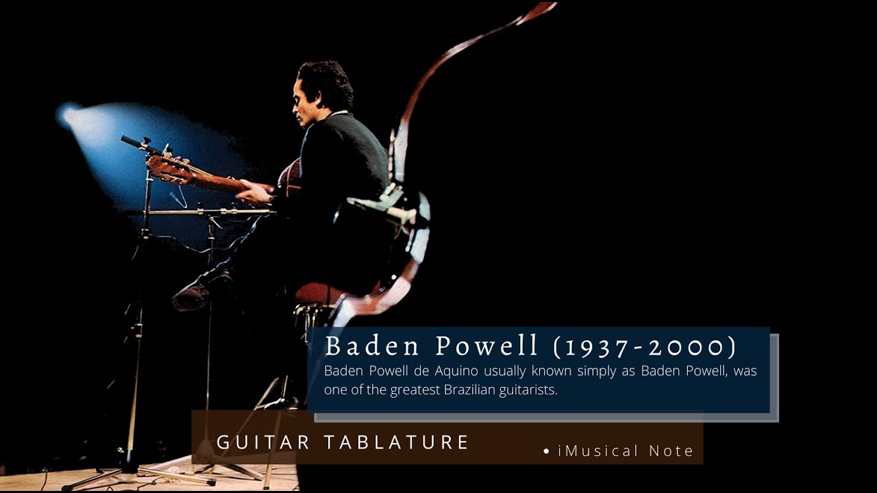 Guitar TAB - Baden Powell : Canto De Ossanha | Tutorial Sheet Lesson #iMn