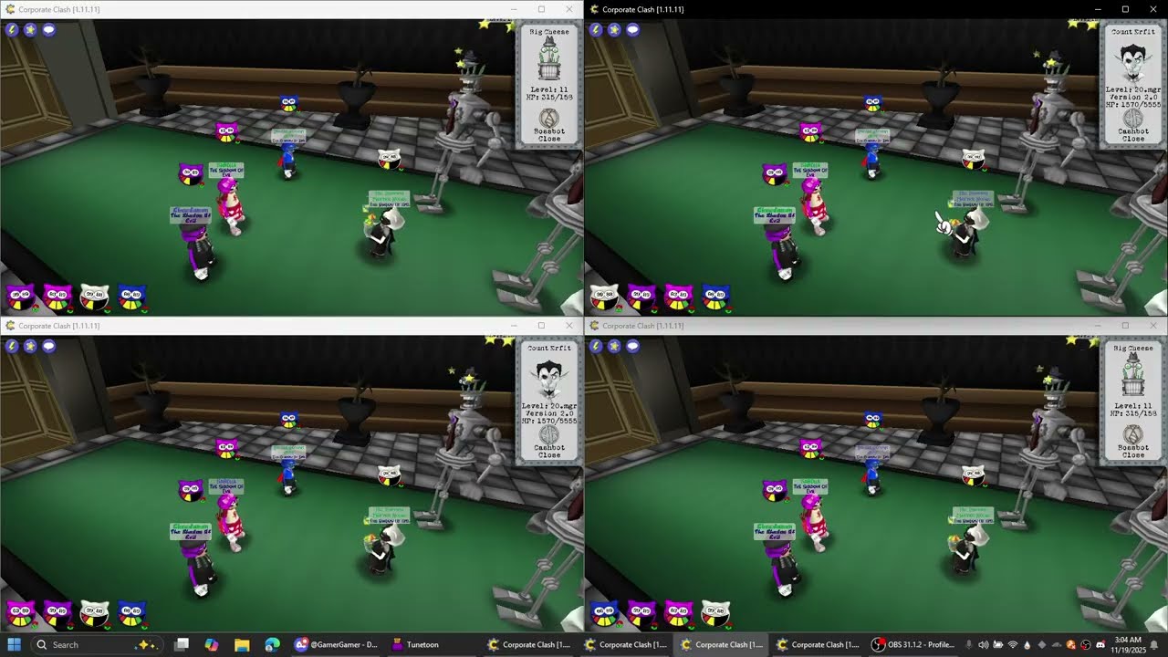Toontown: Corporate Clash Count Erfit Uniteless Quad 2025