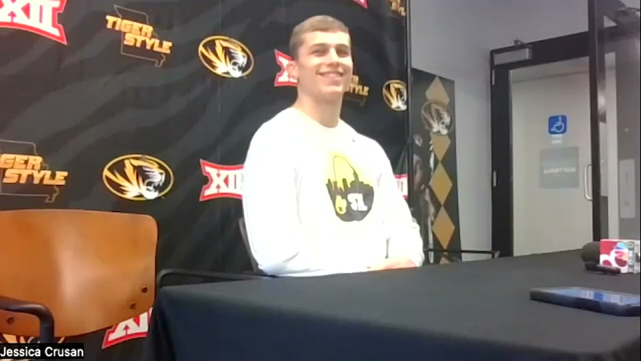 Full press conference with Mizzou wrestler Rocky Elam ahead of the Big 12 Championships