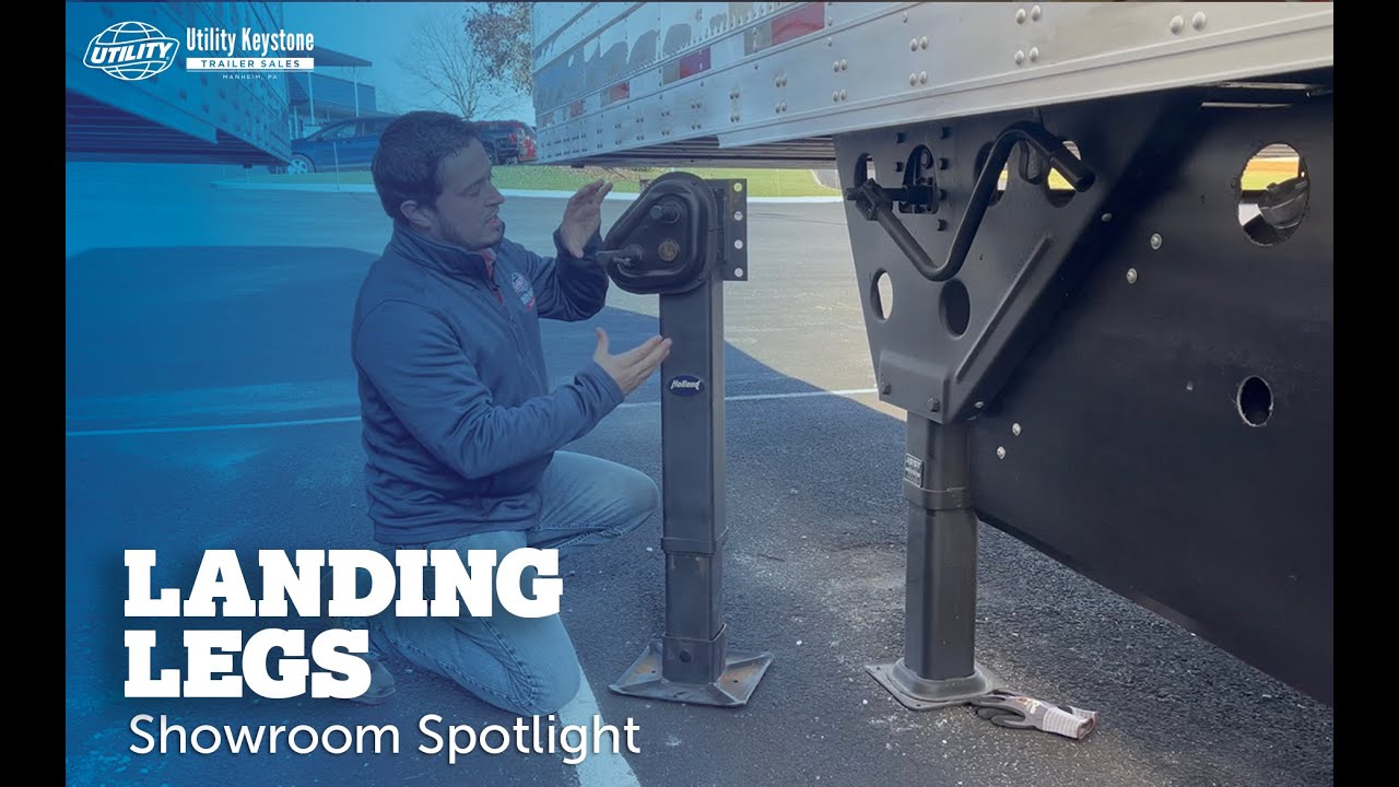 Landing Legs on a Semi-Trailer