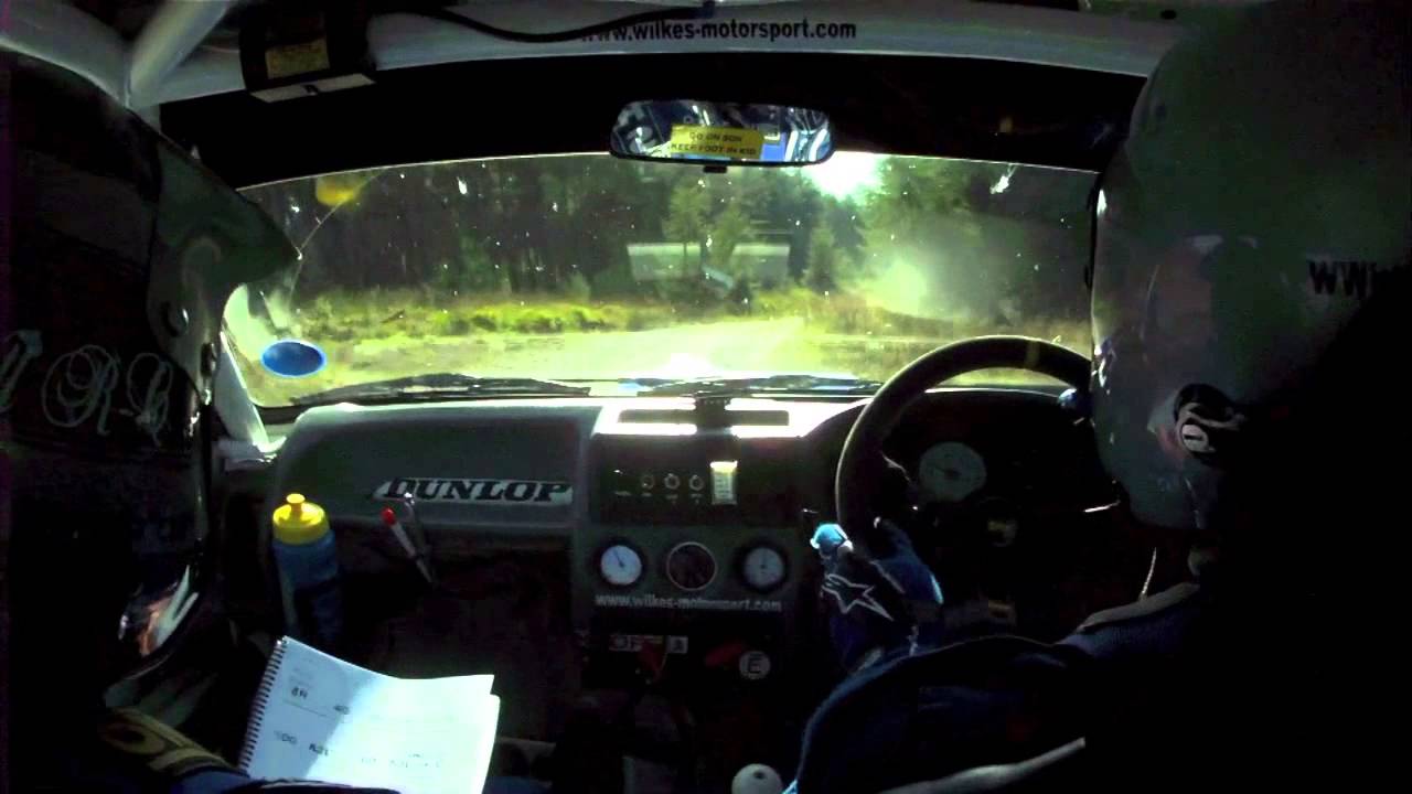 Trackrod Forest Rally 2013, Julian Wilkes & Will Rutherford-Child, Vauxhall Nova VXR190