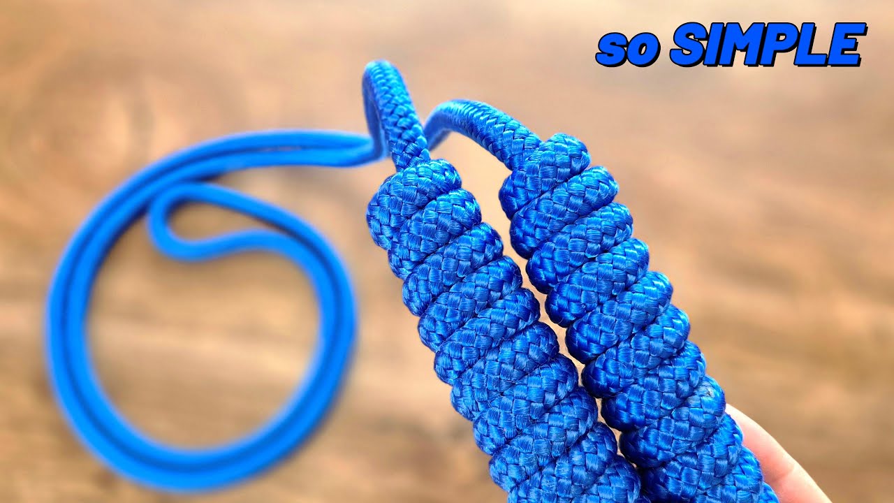 DIY Jump Rope out of SINGLE Rope #fitness