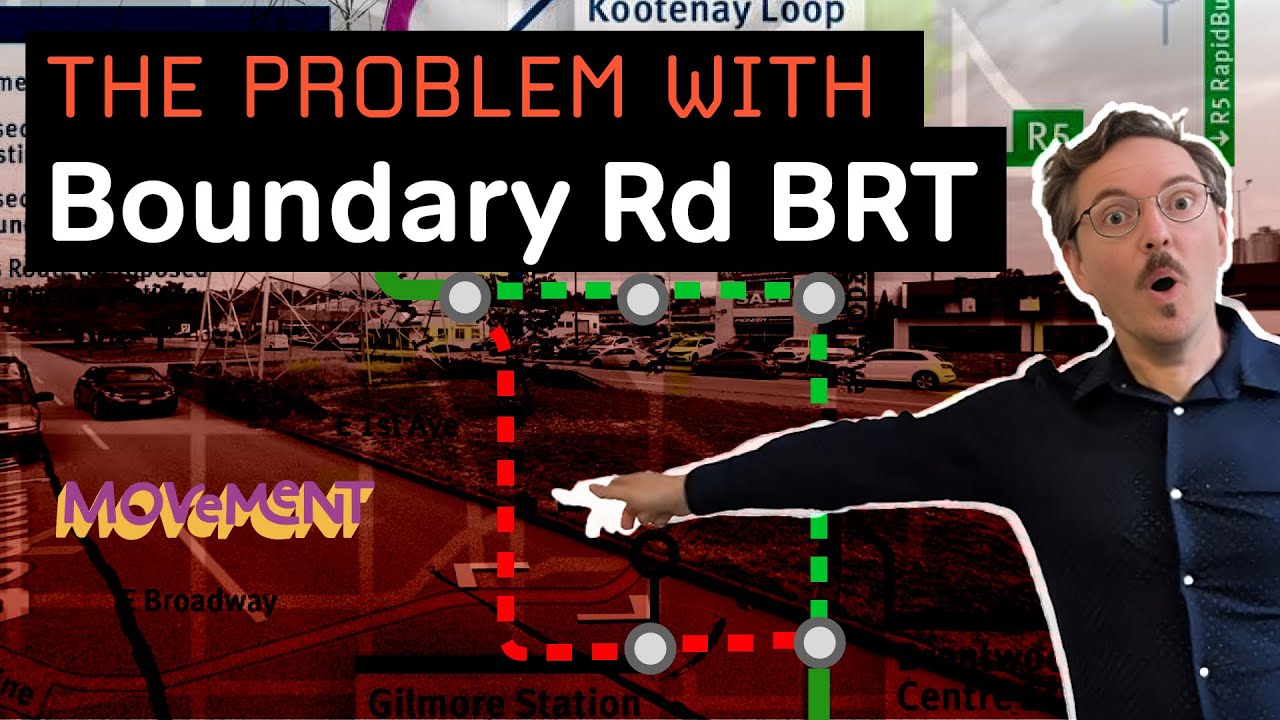 Проблема с BRT на Boundary Rd в Ванкувере (с @MovementYVR)