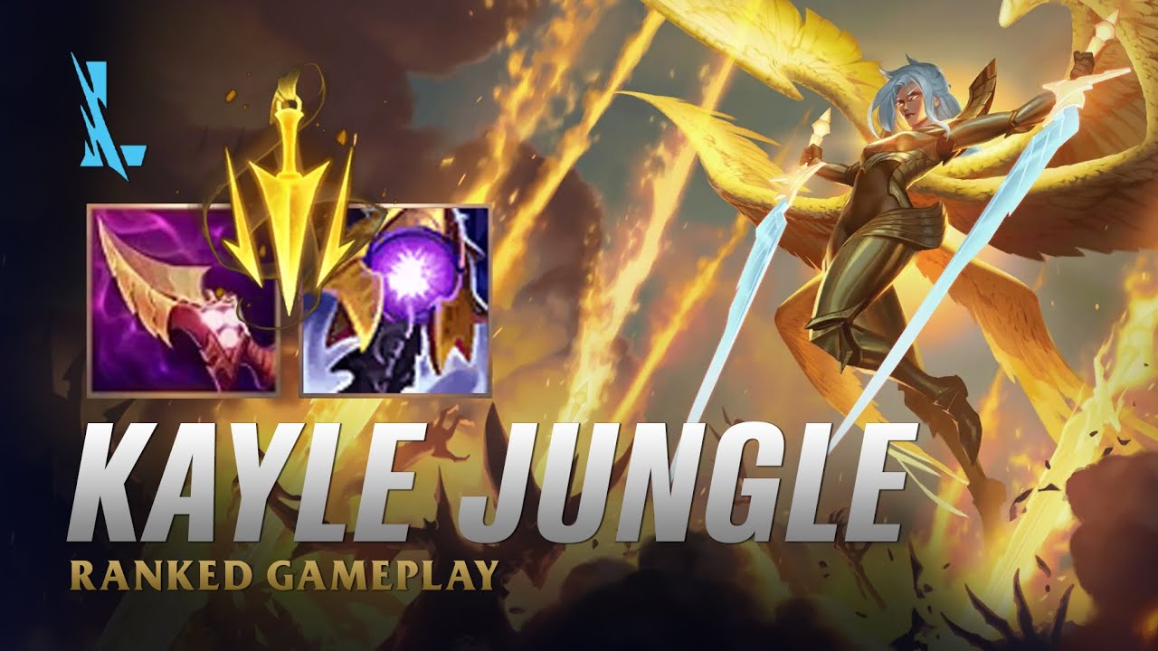 Wild Rift KAYLE JUNGLE - KAYLE NEW S15 Ranked Gameplay + Build