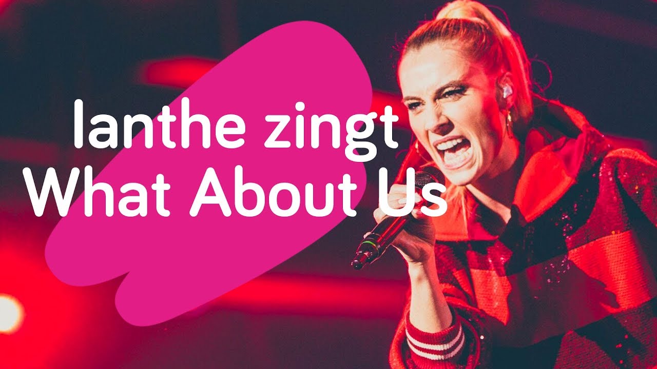 Ianthe Tavernier oefende What About Us voor ze uit Steracteur lag