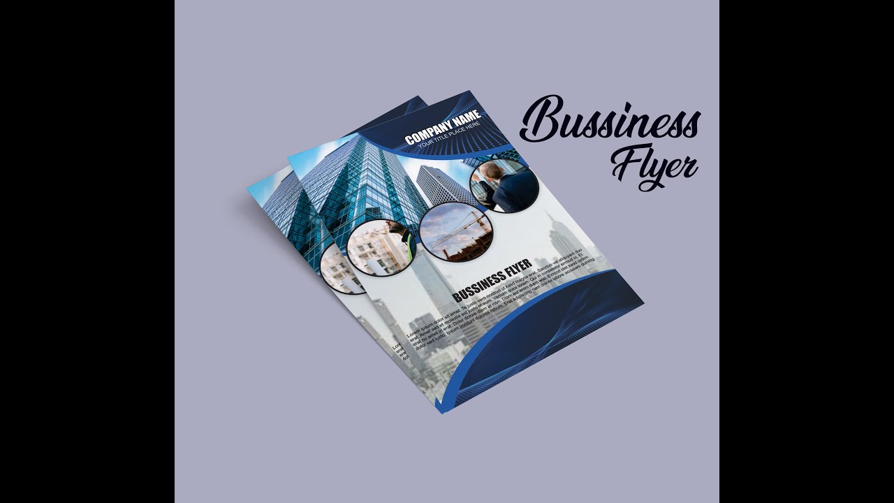 How to Create bussiness flyer in coreldraw x7 tutorial