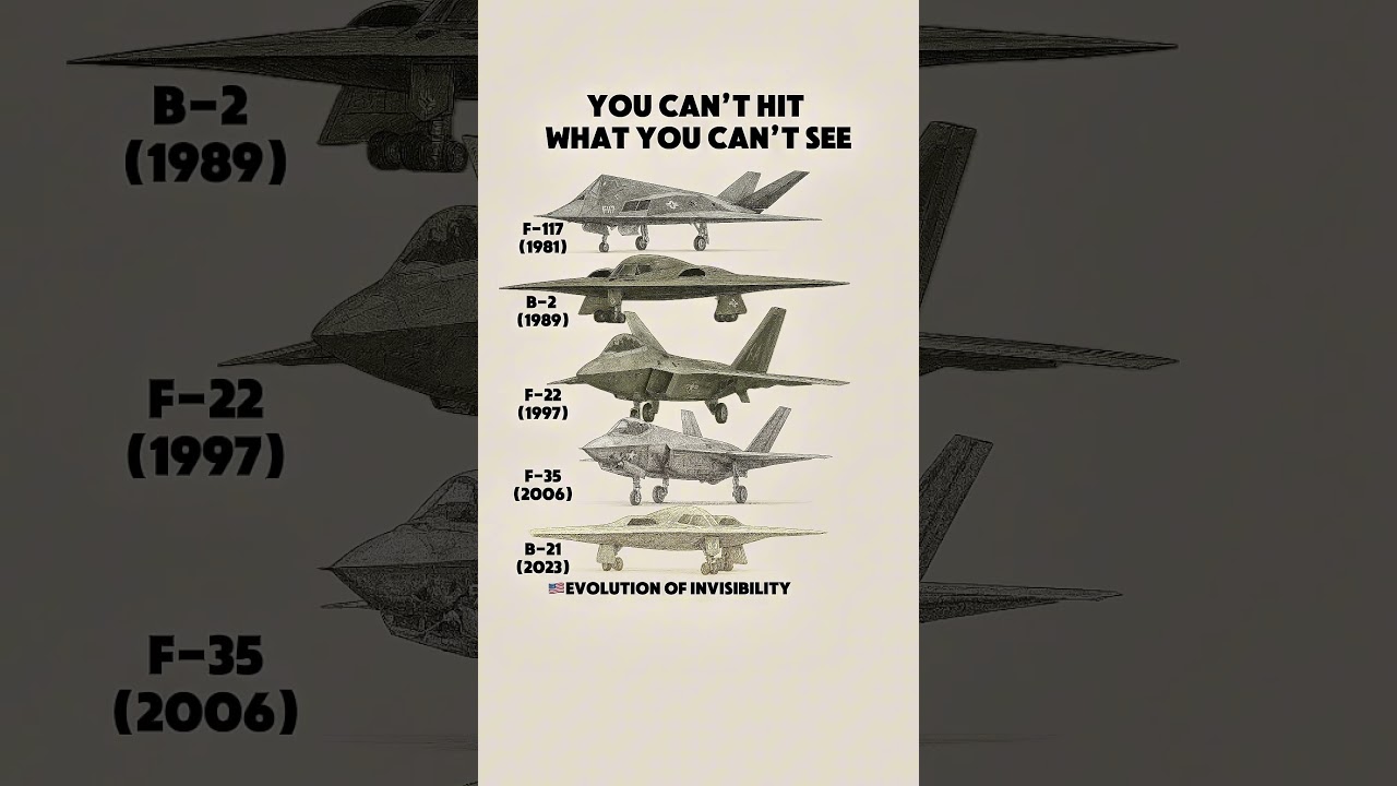 Stealth Aircraft Through the Years &ndash; From F-117 to B-21