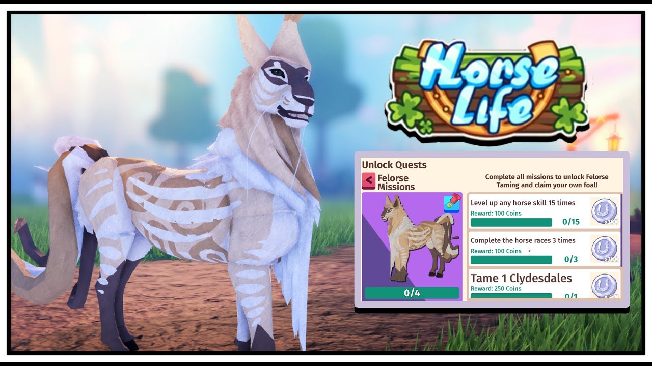[Roblox: Horse Life] Открываю квест Felorse! Моё честное мнение!