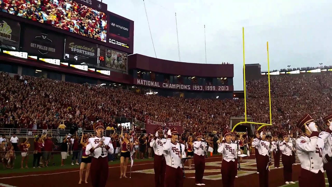 FSU 2014 First Home Game Entrance