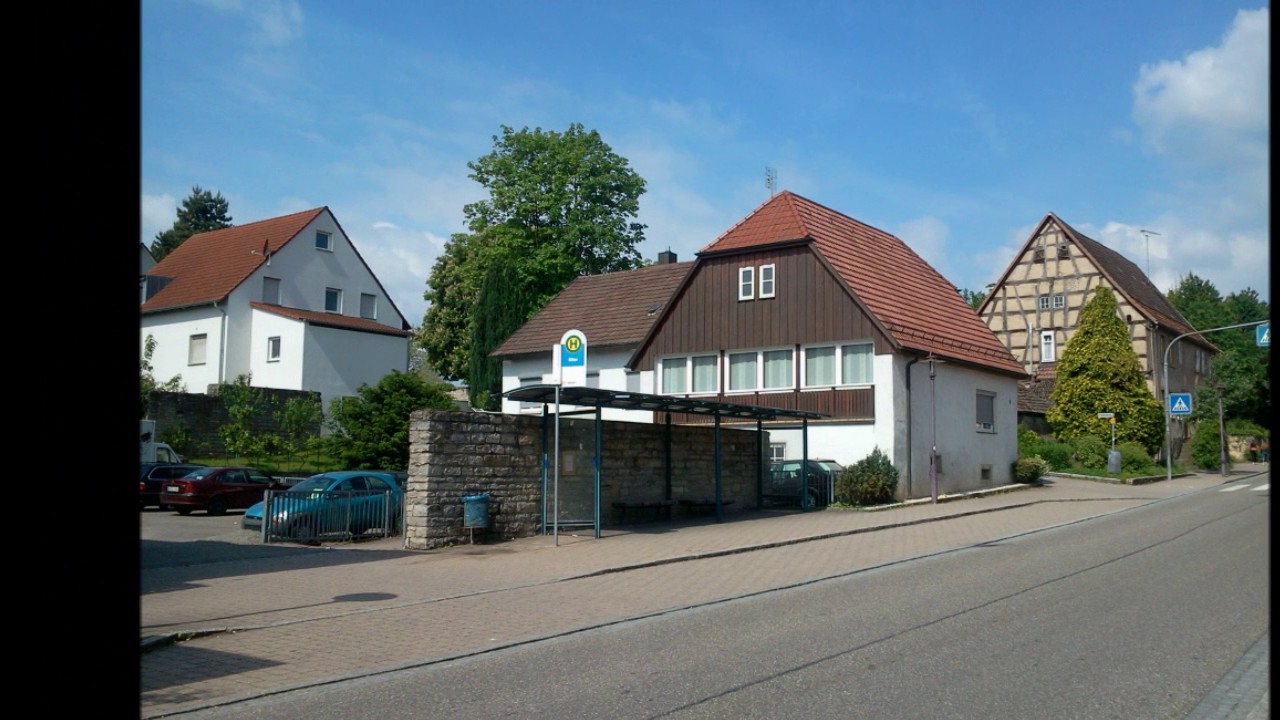 Bildimpressionen Kirchardt Haltestelle Ritter