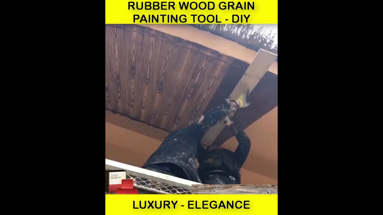 RUBBER WOOD GRAIN PAINTING TOOL &ndash; DIY