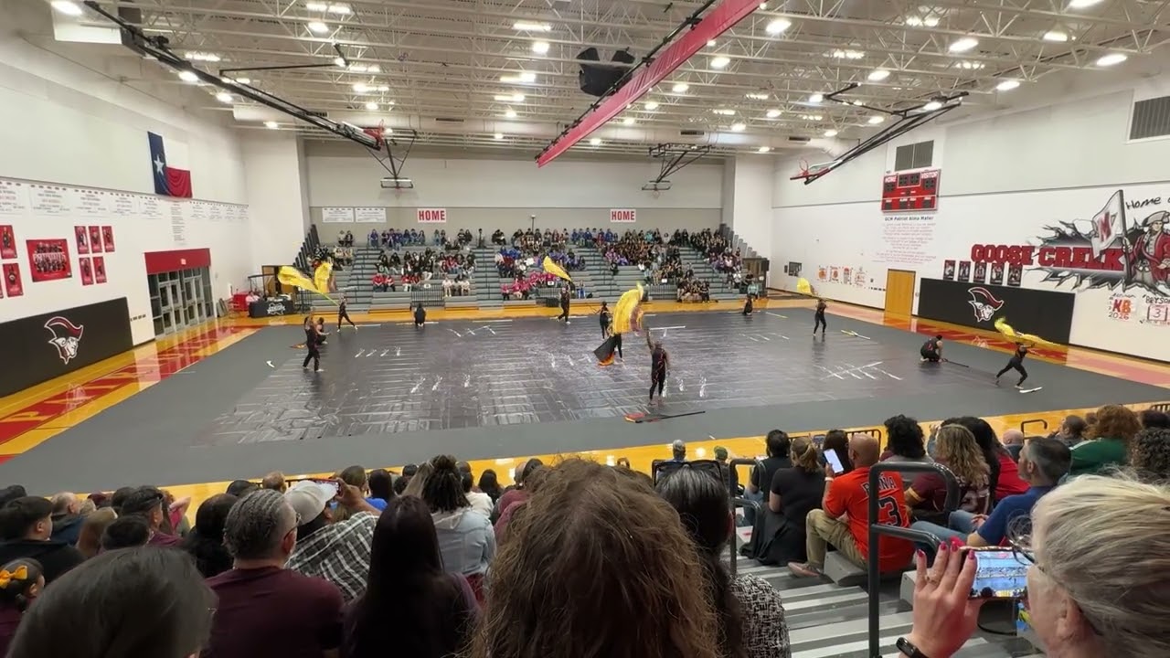 Pasadena Memorial Maverick Varsity Color Guard 2/14/26 @ Goose Creek Memorial