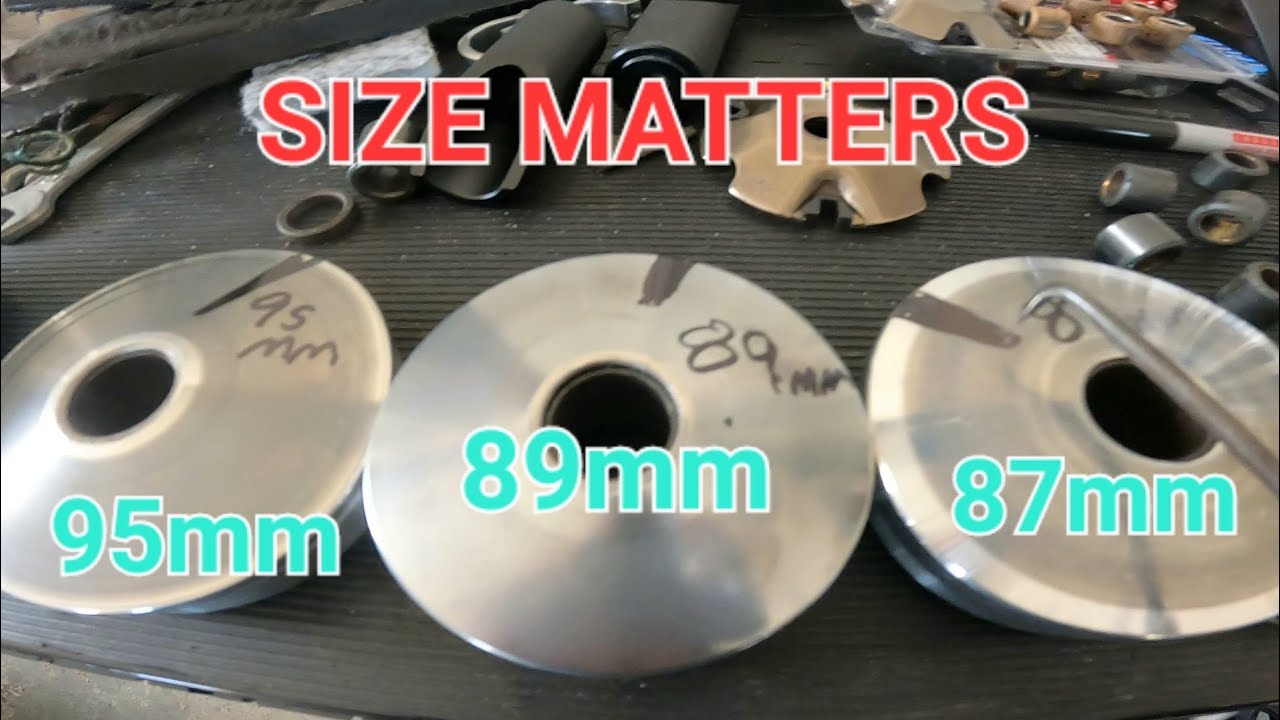 Size Matters.  Maddog 50cc Variator Size Tested for 139QMB.  50MPH!