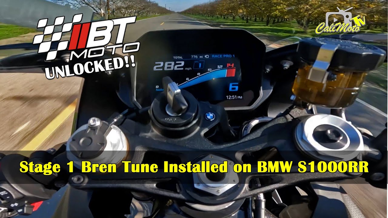 First Ride on 2022 BMW S1000RR with Stage 1 Bren Tune