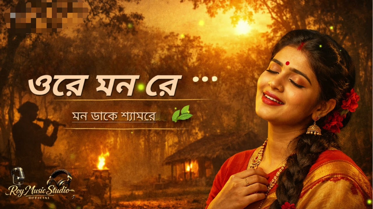 ওরে মন রে | খাঁটি বাংলা ফোক গান ।Palli Geeti  Roy Music Studio Official🌿Traditional Bangla Folk Song