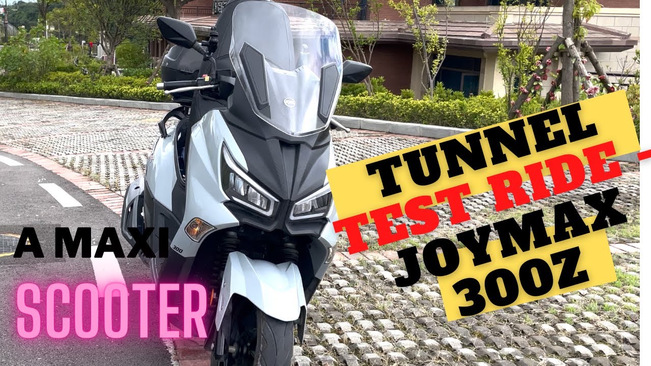 TEST RIDE OF JOYMAX 300Z IN A TUNNEL