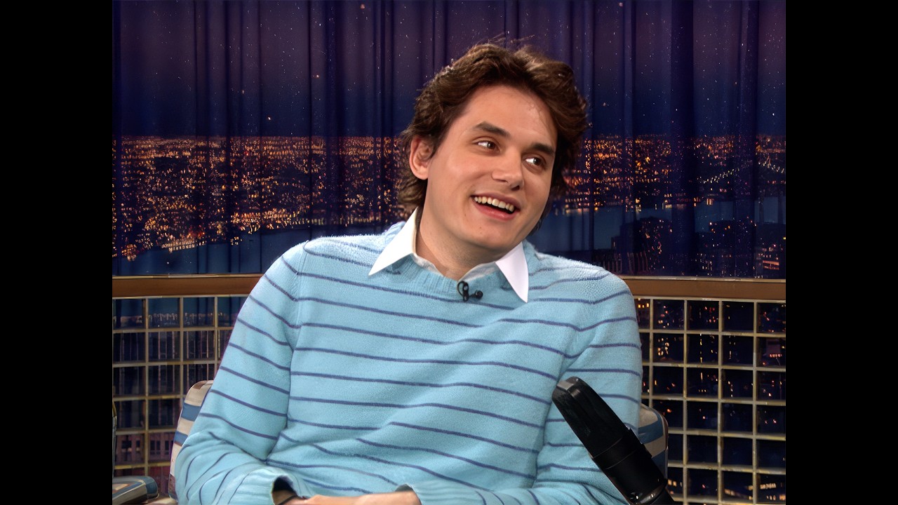 John Mayer Feels Like a Large-Breasted Woman | Late Night with Conan O’Brien