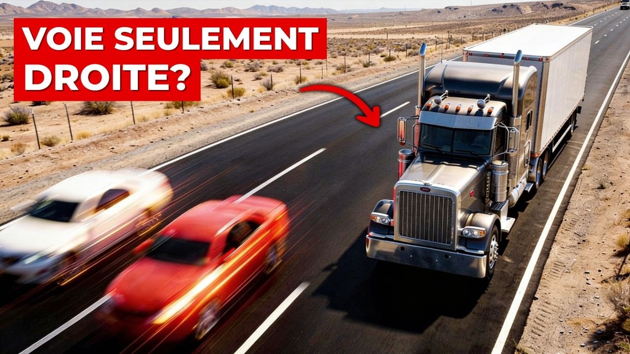Pourquoi les camionneurs évitent-ils la voie de gauche?