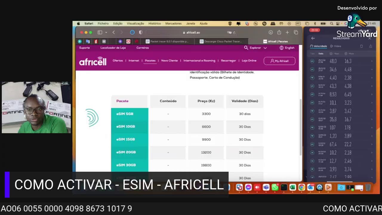 COMO ACTIVAR - ESIM - AFRICELL