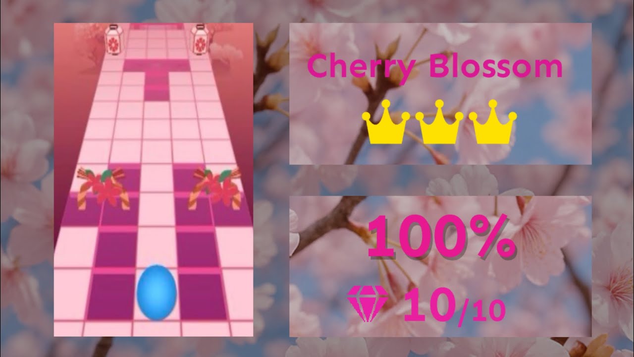 Rolling Sky Remake: Cherry Blossom 3 Stars