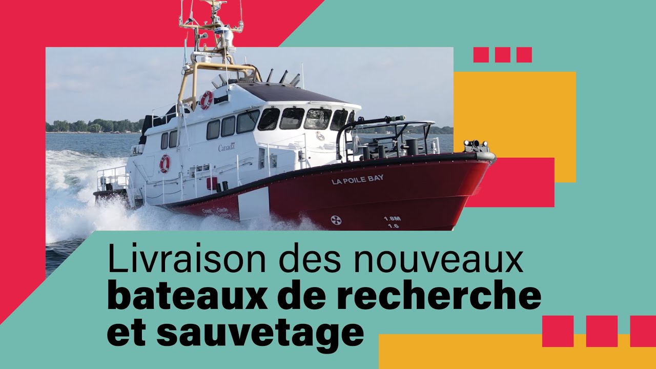 Livraison des nouveaux bateaux de recherche et sauvetage