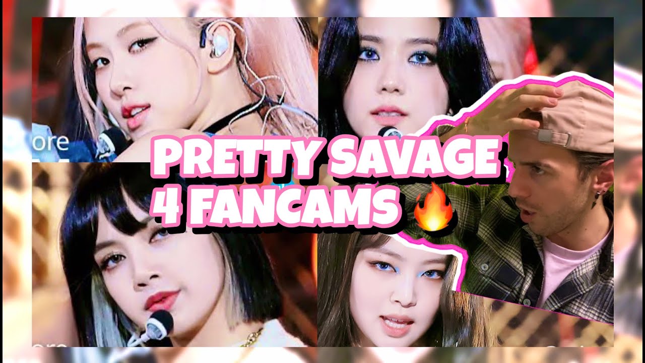 BLACKPINK - Pretty Savage I ALL 4 (!) SOLO FANCAMS | Z REACTION
