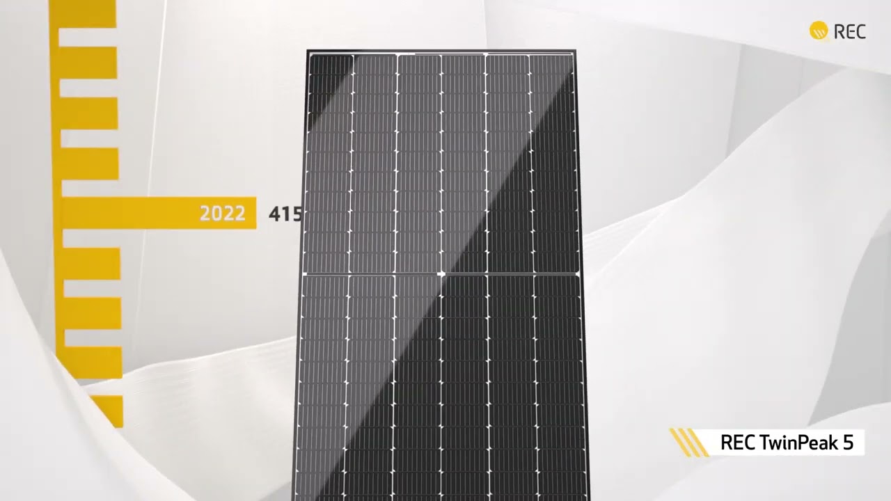 REC TwinPeak 5 Series solar panels