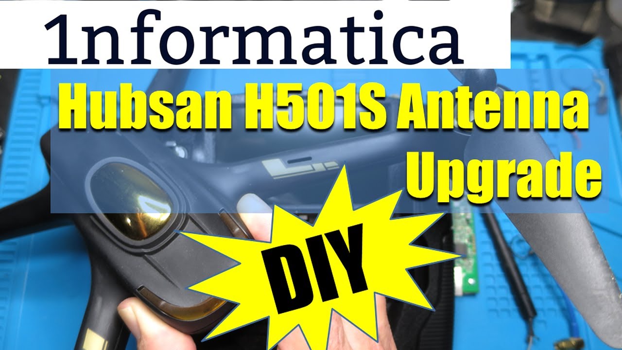 Hubsan H501S Quadcopter Drone Antenna Upgrade - make your own!! Electronic Repair Tutorial