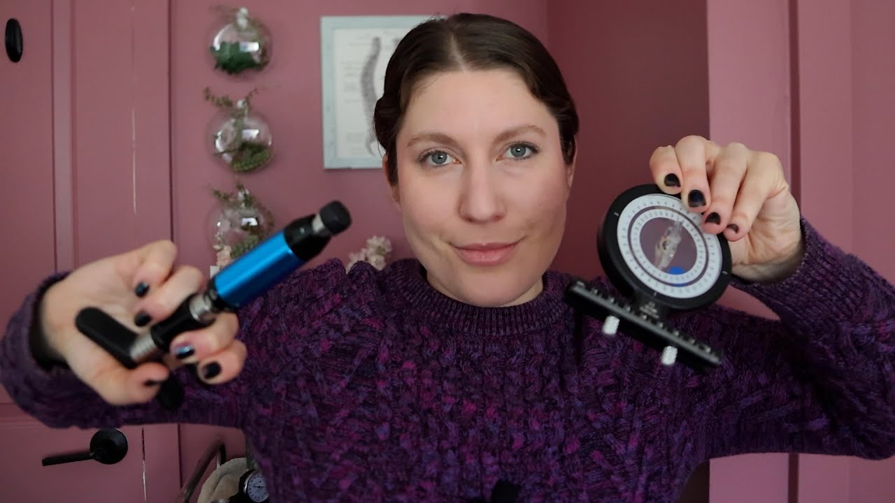 ASMR Chiropractor Fixes Your Aching Neck (with Cranial Nerve Exam)