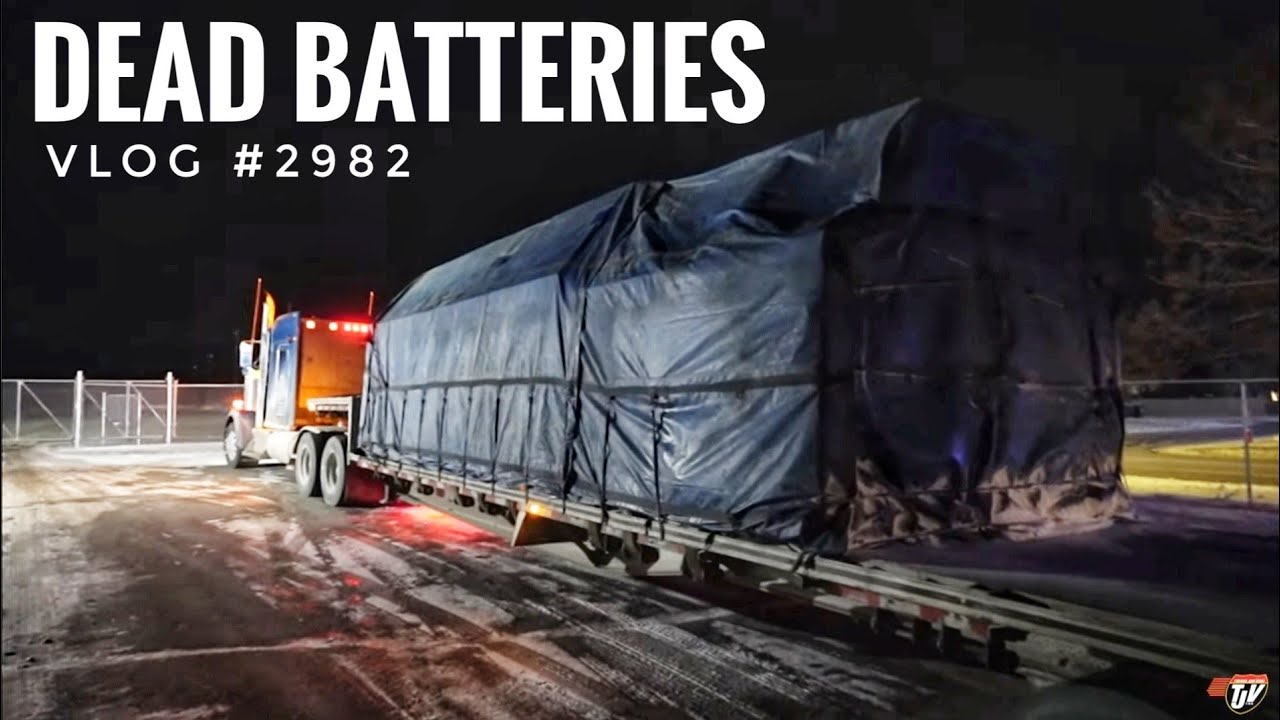 DEAD BATTERIES!! | My Trucking Life | Vlog #2982