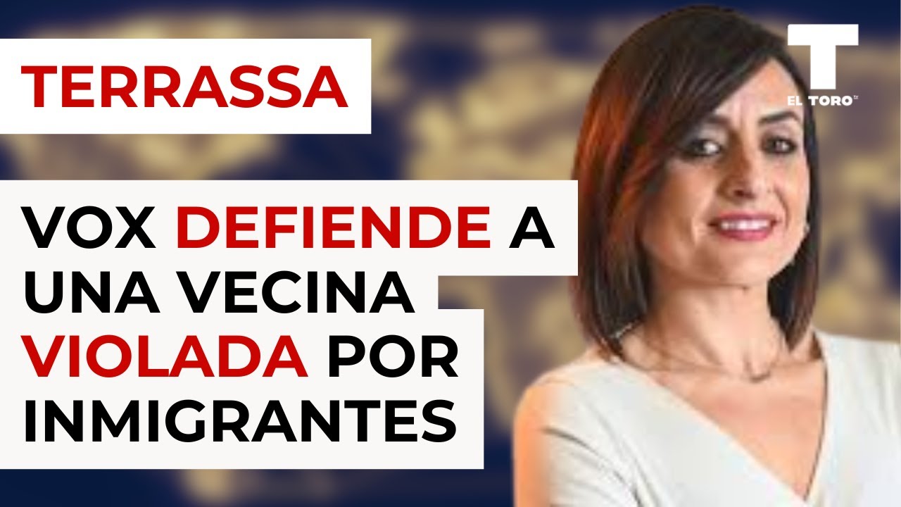 Manifestación de VOX en Tarrasa por la violación a una vecina a manos de dos inmigrantes ilegales