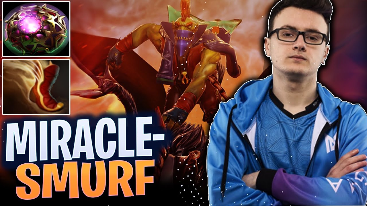 Miracle- [Smurf] Batrider Mid Pro Gameplay | IMMORTAL Rank Dota 2 7.30e Top MMR