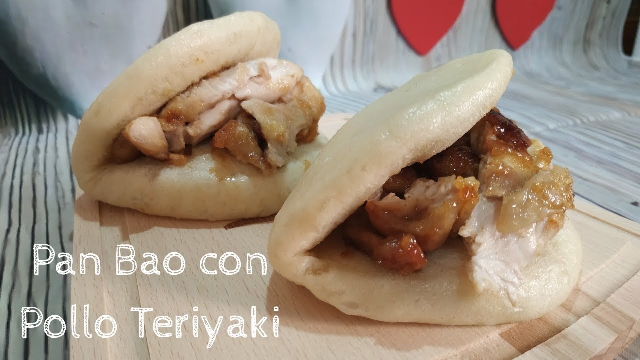 AUTÉNTICO PAN BAO CON POLLO TERIYAKI JAPONÉS, una delicia con Mambo!!!