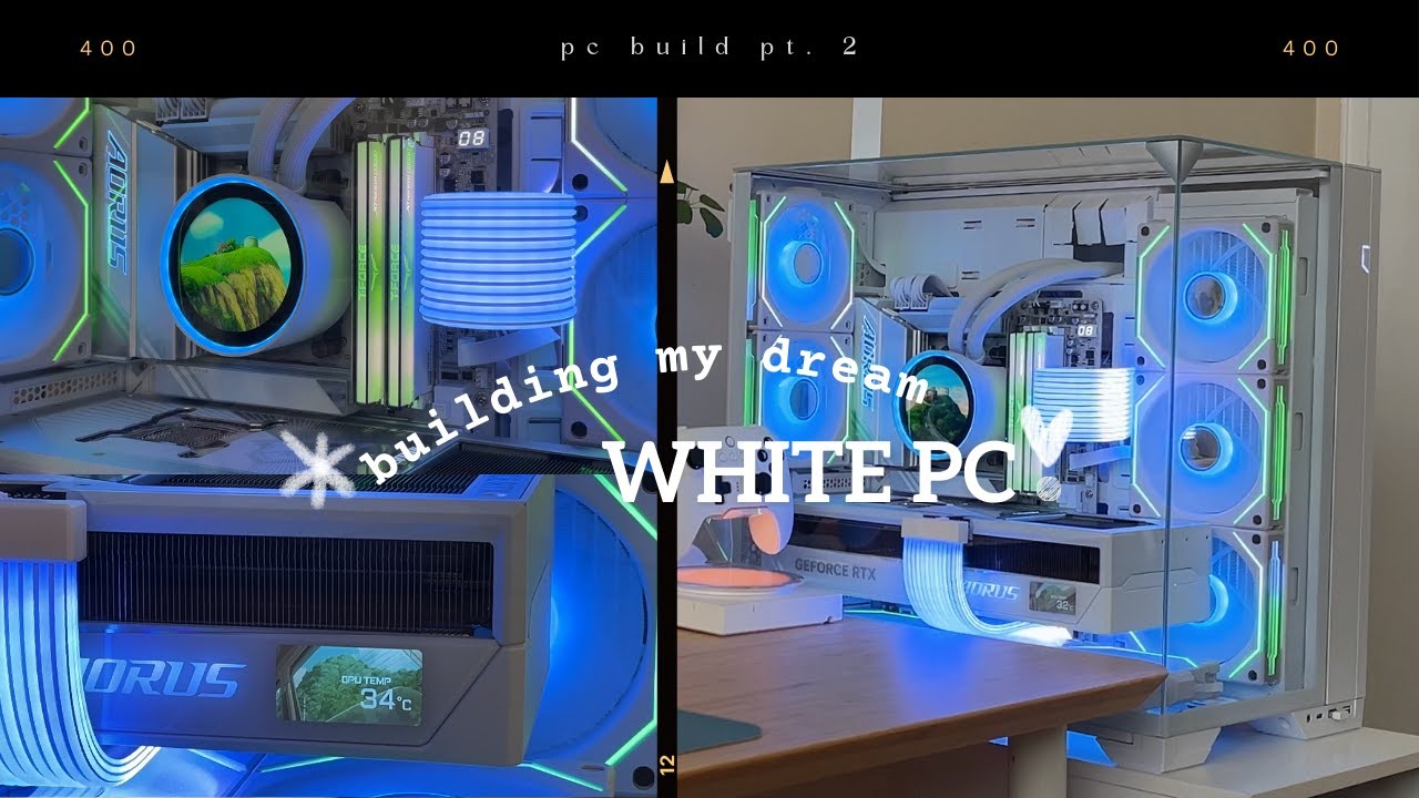 building my dream pc | white aesthetic, rtx 5090