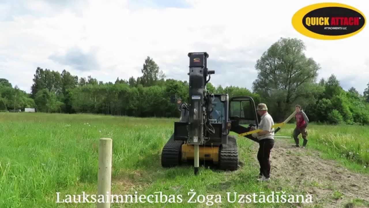 Lauksaimniecības Žoga Uzstādī&scaron;ana