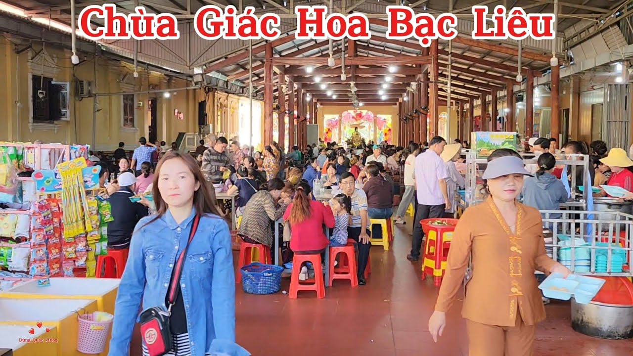 Rằm 15-1-2026 Chùa Giác Hoa Bạc Liêu. Hàng Ngàn Người Về Đây Cúng Bái Đông Vui. Nhộn Nhịp Vô Cùng. 