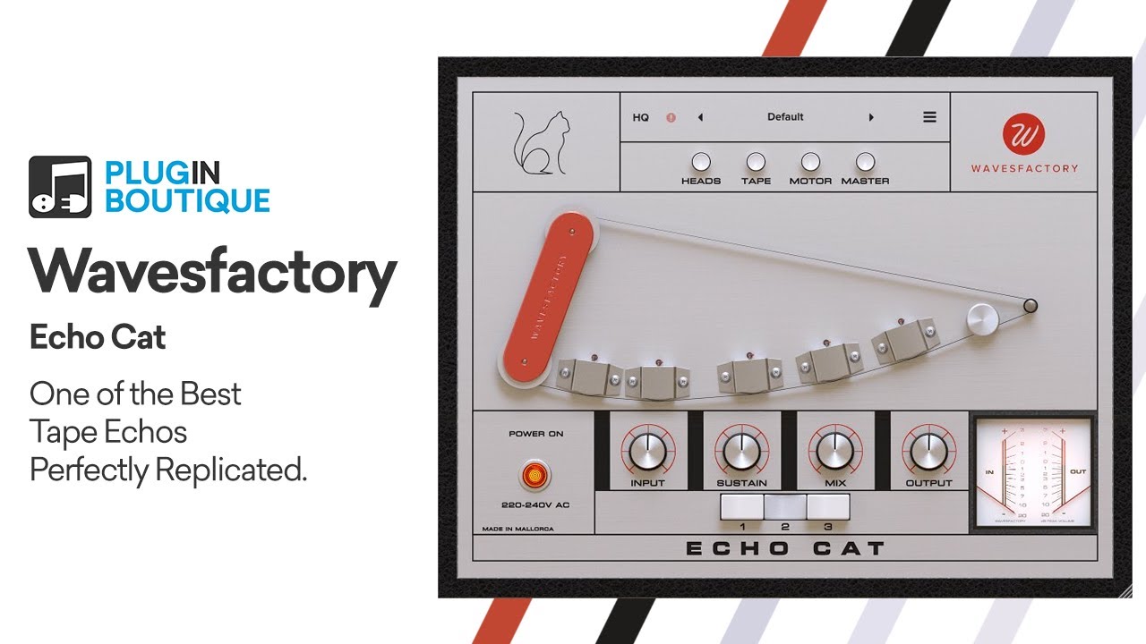 Echo Cat by Wavesfactory | Getting Started with a Tape Delay VST Plugin