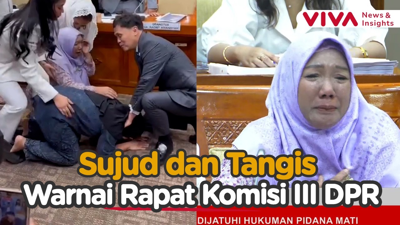 Momen Ibu Radit dan ABK Sandi Sujud di Kaki Habiburokhman