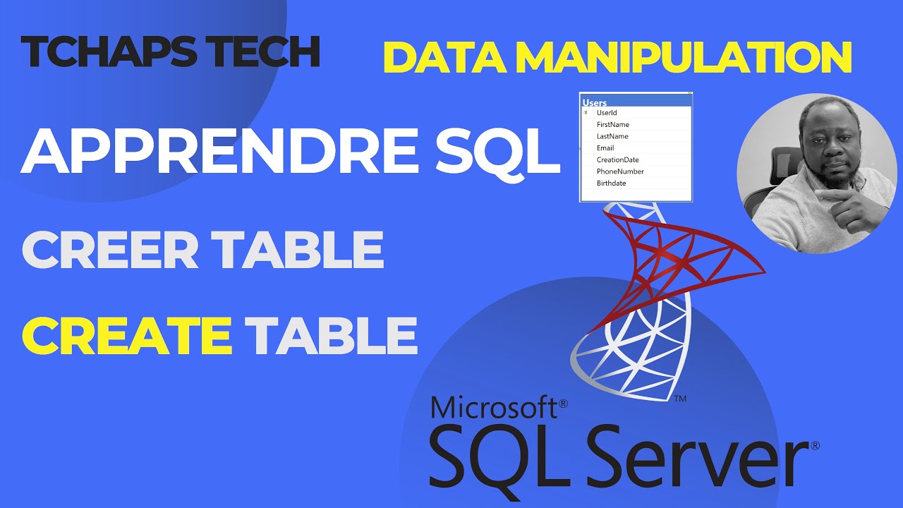 Comment créer une table dans une base de données SQL.
