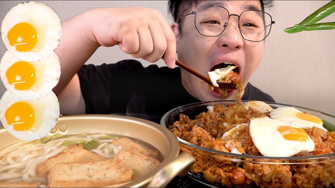 이걸 다먹을수 산더미 김치볶음밥 도전 맛사운드 kimchibokkeumbap mukbang Legend koreanfood asmr