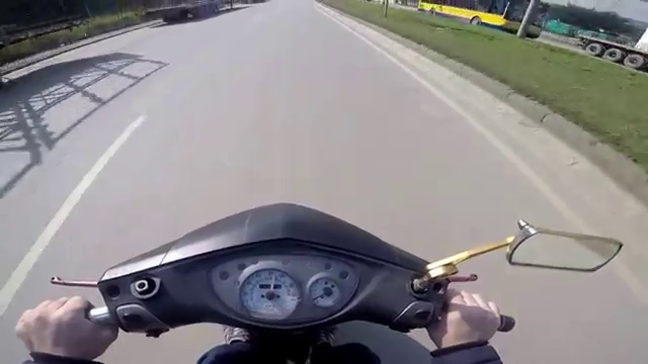 Yamaha GTR 125cc 0-100km/h  !!!